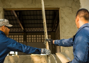 Construction Continues at the Wat Ban Mak School During Exercise Cobra Gold