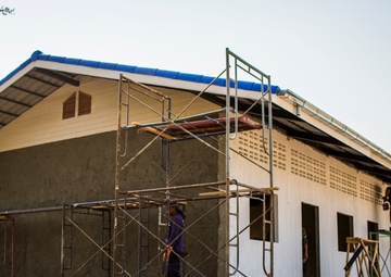 Construction Continues at the Wat Ban Mak School During Exercise Cobra Gold