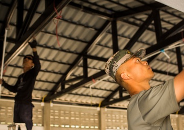 Construction Continues at the Wat Ban Mak School During Exercise Cobra Gold