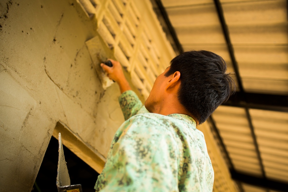 Construction Continues at the Wat Ban Mak School During Exercise Cobra Gold