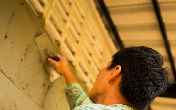 Construction Continues at the Wat Ban Mak School During Exercise Cobra Gold