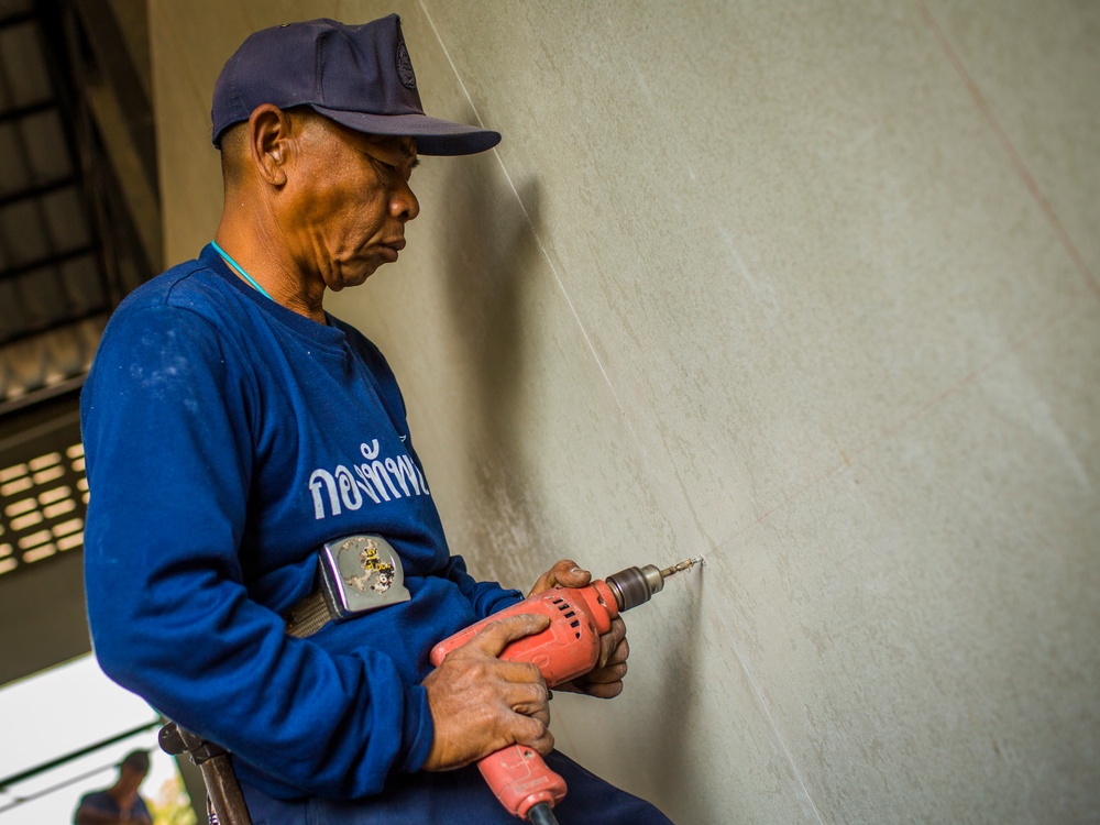 Construction Continues at the Wat Ban Mak School During Exercise Cobra Gold