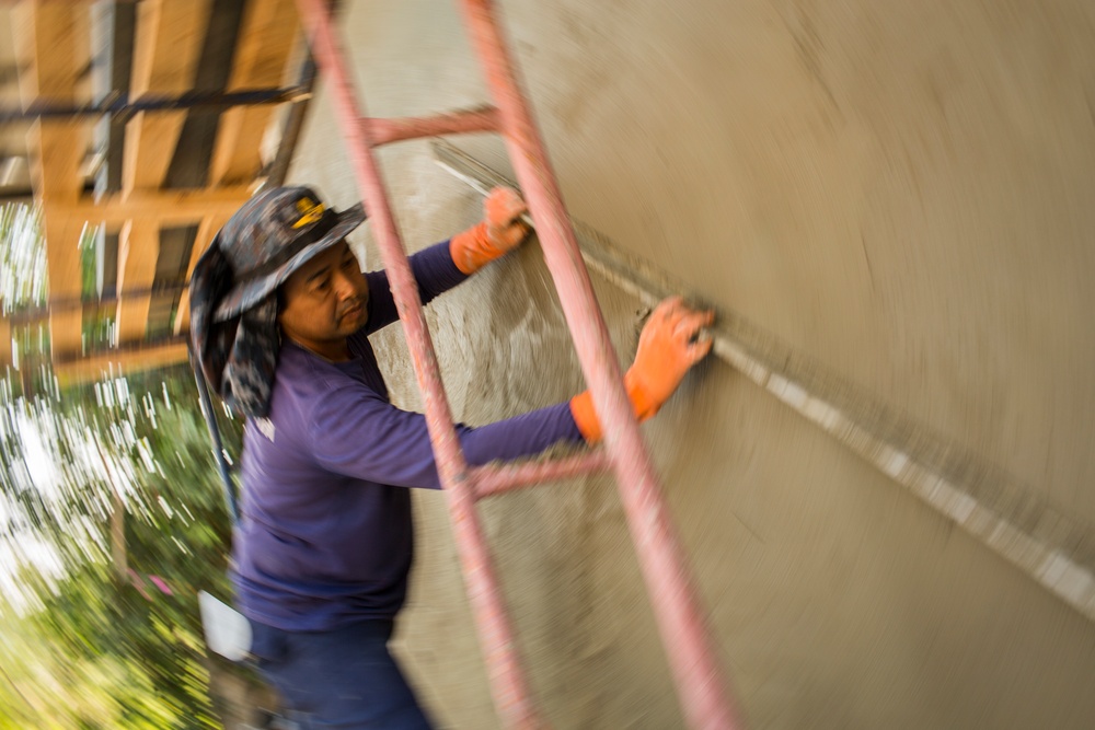 Construction Continues at the Wat Ban Mak School During Exercise Cobra Gold