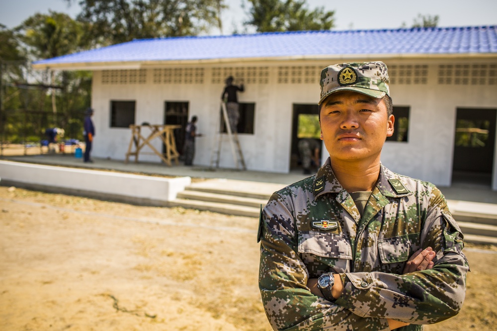 Construction Continues at the Wat Ban Mak School During Exercise Cobra Gold