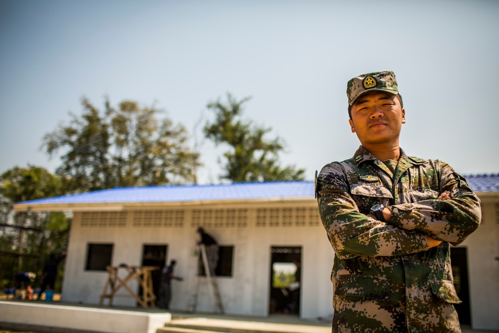 Construction Continues at the Wat Ban Mak School During Exercise Cobra Gold
