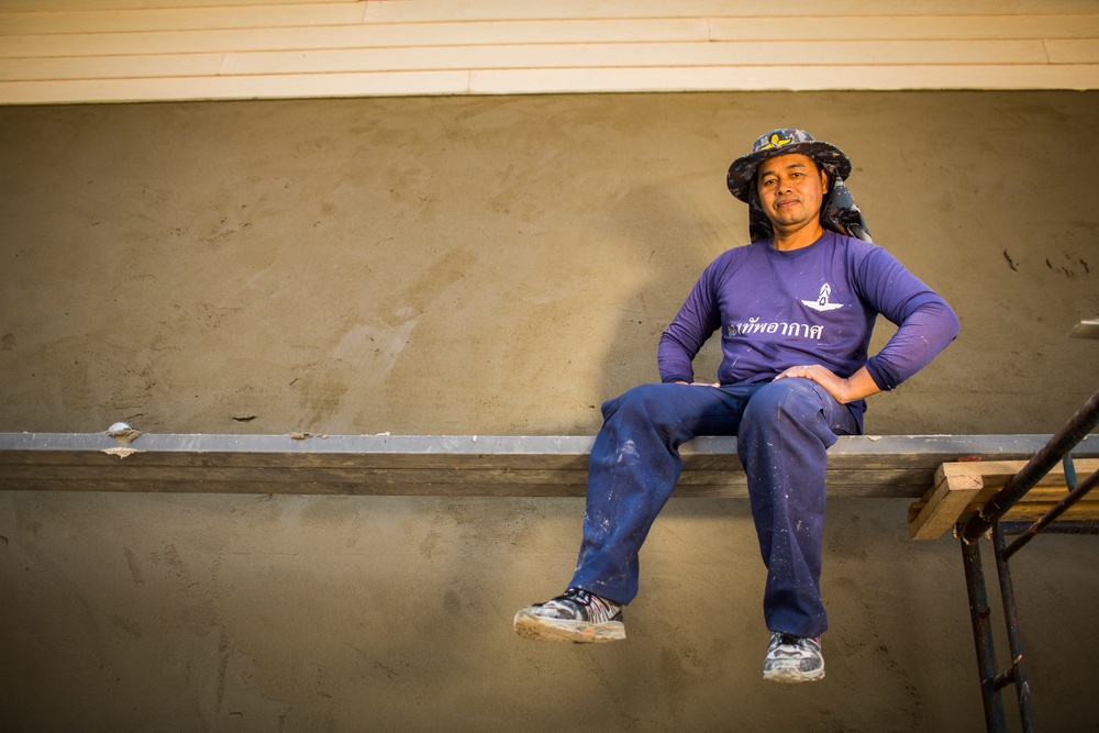 Construction Continues at the Wat Ban Mak School During Exercise Cobra Gold