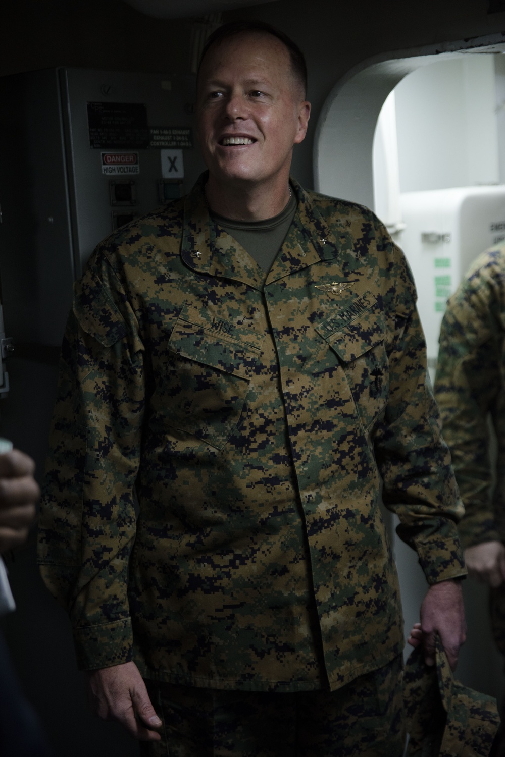 Brig. Gen. Mark Wise visits USS Green Bay