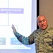 Chief Master Sgt. Mitchell Brush visits Rhode Island National Guard