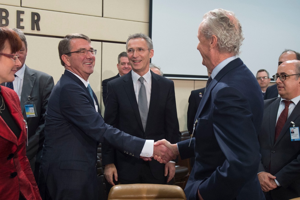 Secretary of defense visits NATO