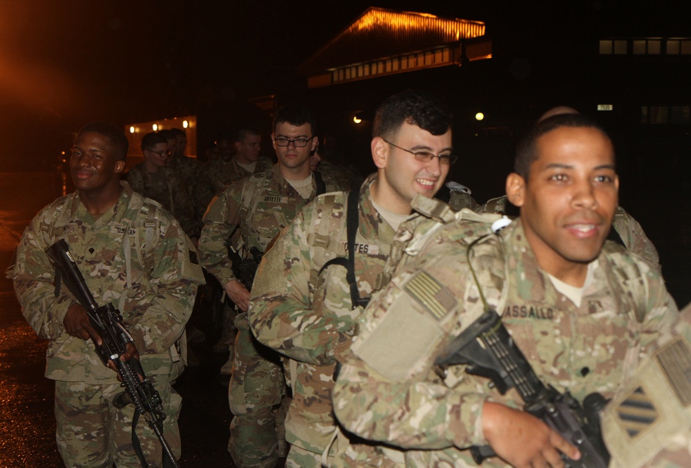 3-15 Infantry Soldiers depart to Africa