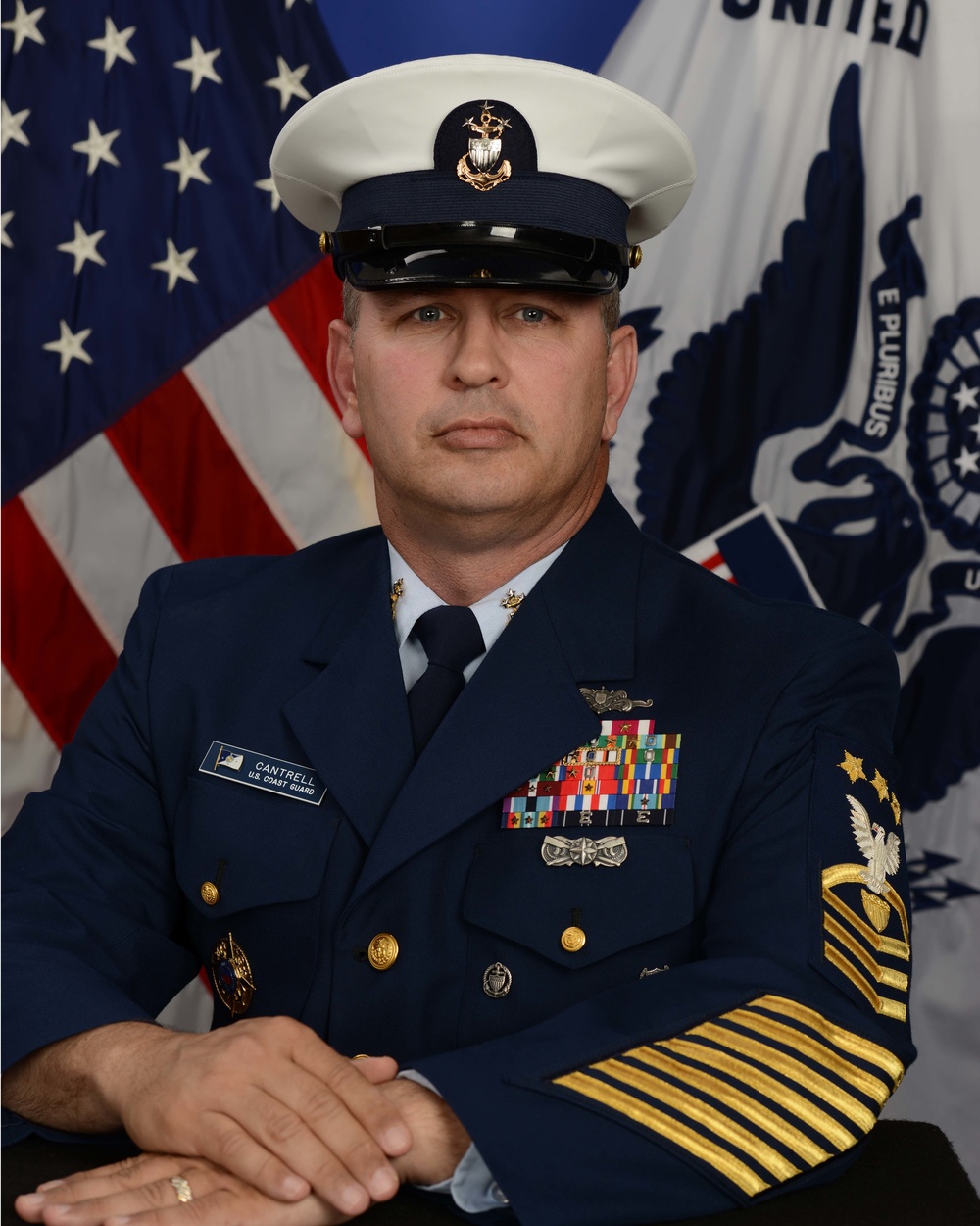 Master Chief Petty Officer of the Coast Guard Steven W. Cantrell portrait