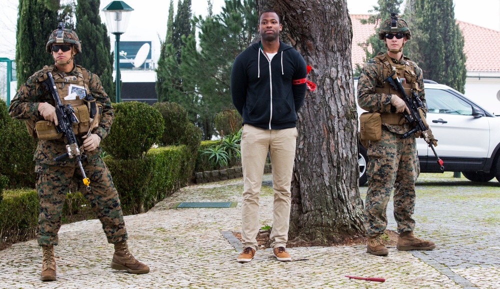 Complex attack exercise at U.S. Embassy, Lisbon