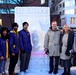 7th Fleet commander visits sailors' sculpture at 67th Sapporo Snow Festival