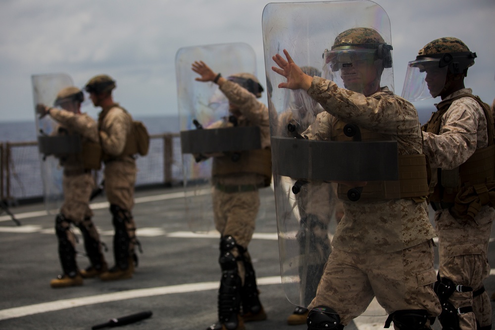 Riot control training