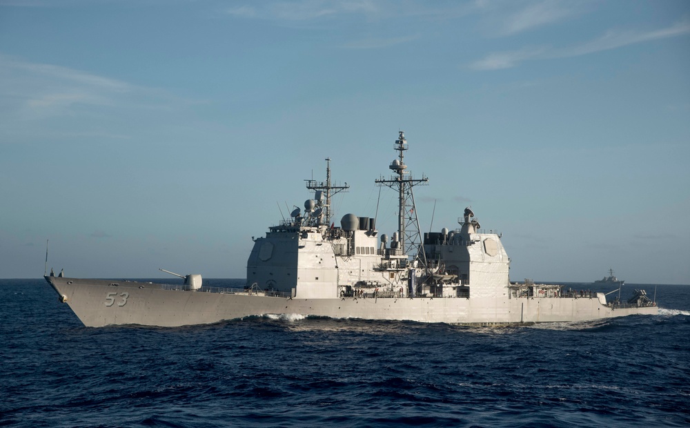 USS Mobile Bay operations