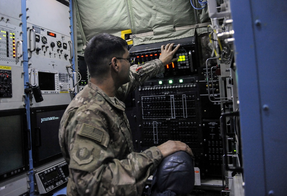 Bagram Airmen keep Compass Call airborne