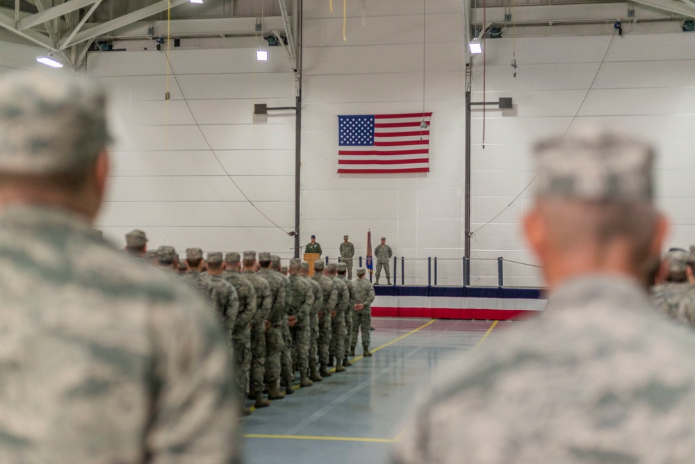 101st Air Refueling Wing assumption of command ceremony