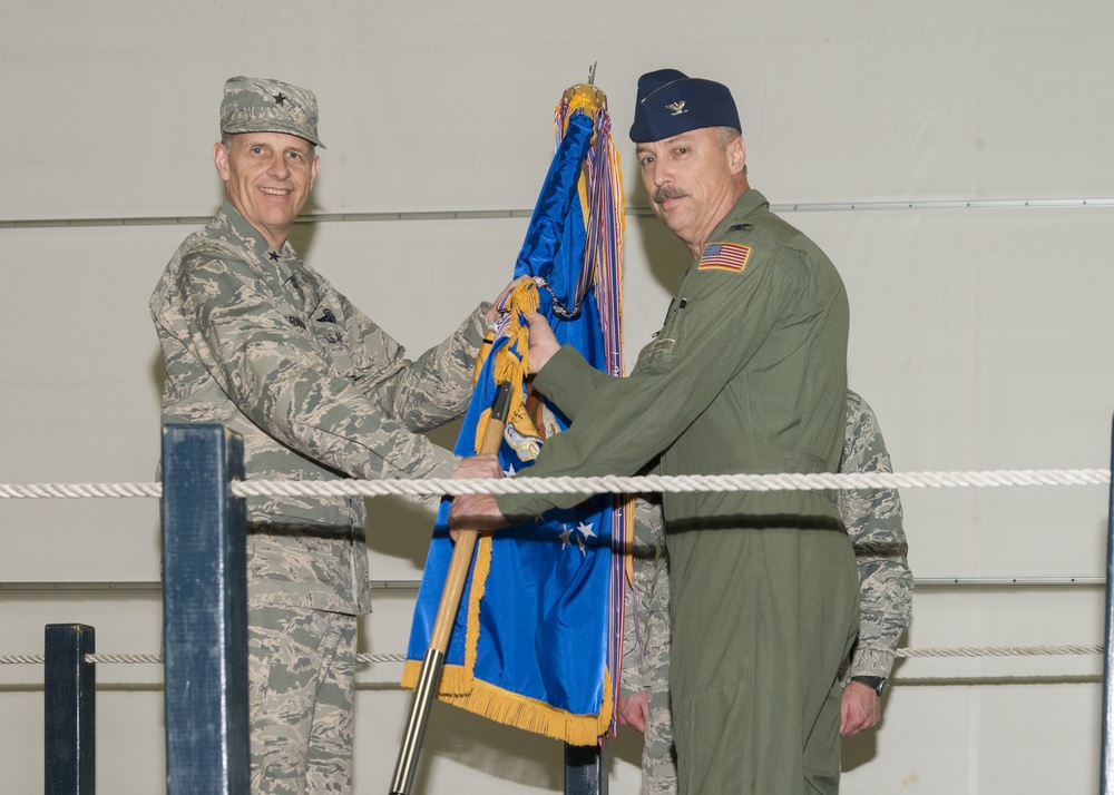 101st Air Refueling Wing assumption of command ceremony