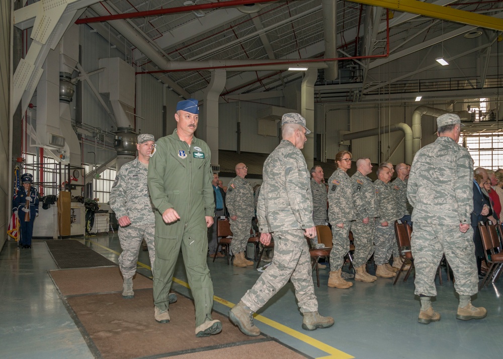 101st Air Refueling Wing assumption of command ceremony