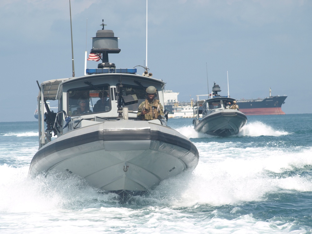Coastal Riverine Squadron 10 conducts patrol