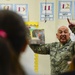 AFSOUTH command chief demonstrates his love for reading