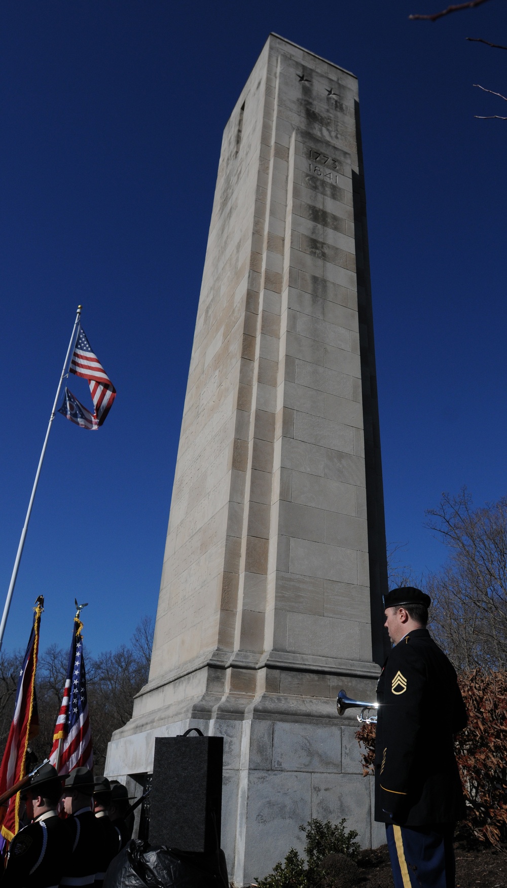 William H. Harrison presidential wreath laying ceremony