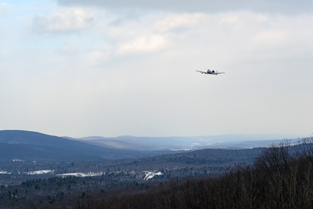A-10s train at PNG's Bollen Range at Fort Indiantown Gap