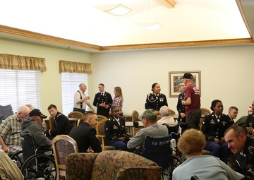 69th ADA Soldiers visit Temple VA home