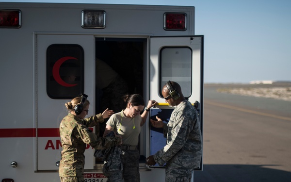 379th EAES transports patients