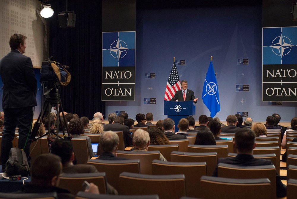 Secretary of defense visits NATO