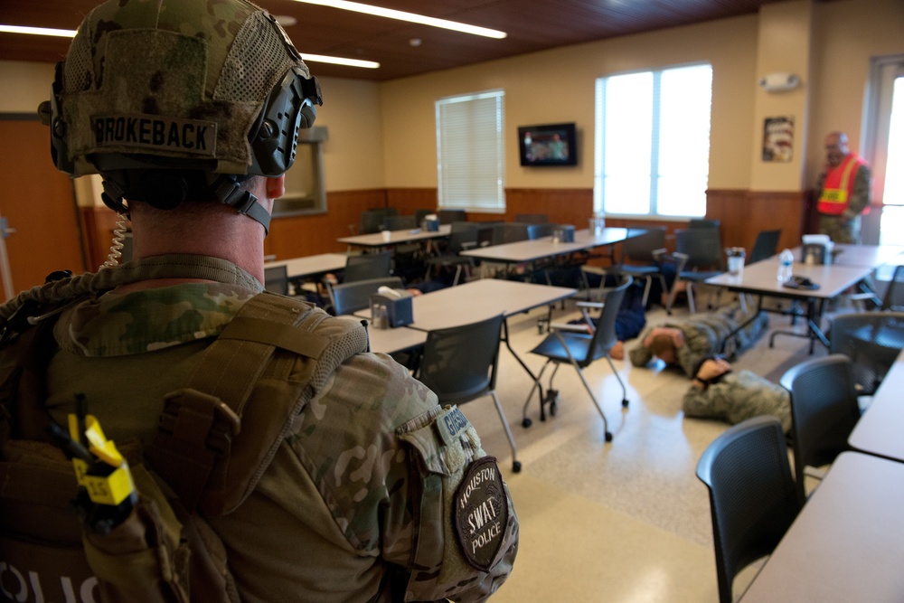 Active-shooter exercise held at Sector Houston-Galveston