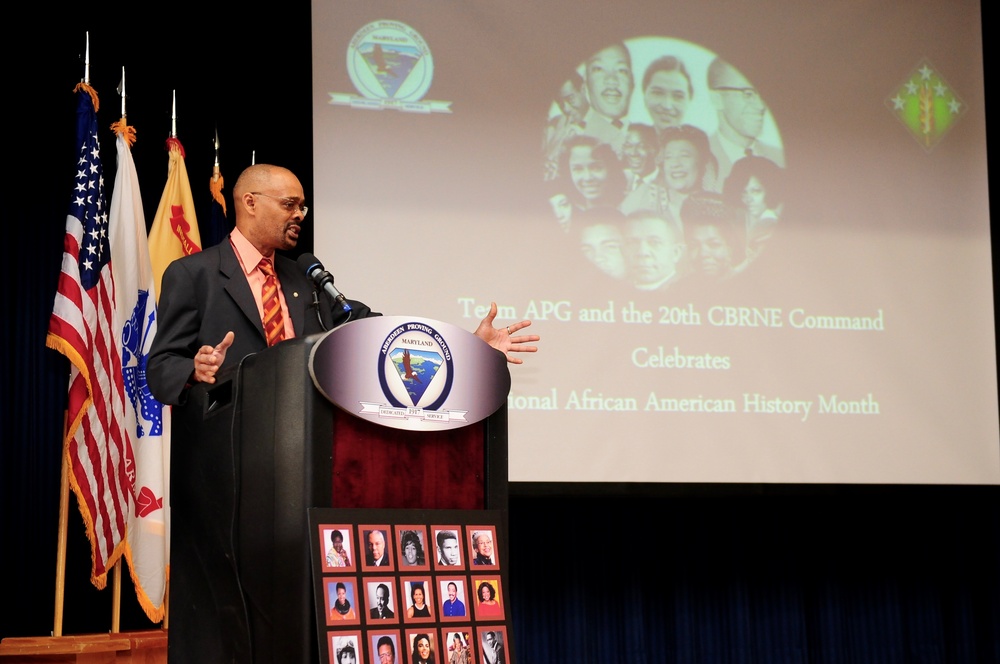 Gilmore speaks at APG during African American/Black History Month