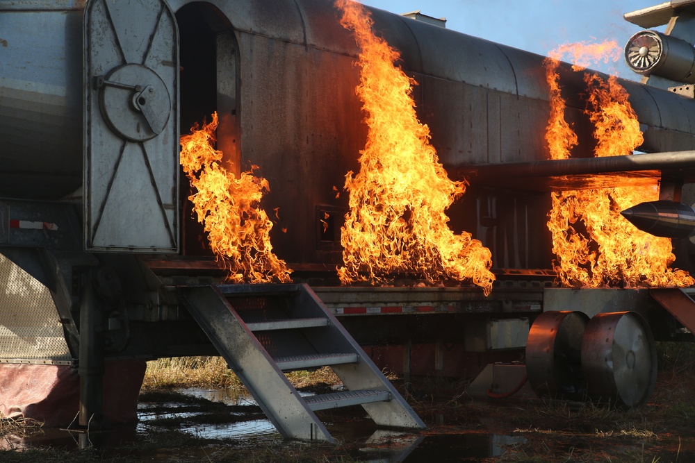 ARFF conducts burn training