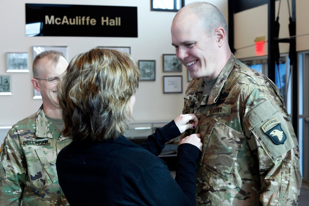 Promotion brings Guardsman full circle in 101st