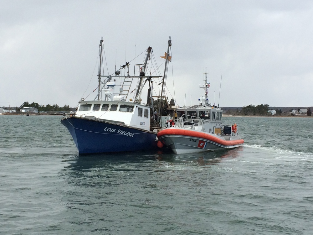 Coast Guard, good Sams respond to help crew aboard fishing boat disabled 30 miles south of Block Island