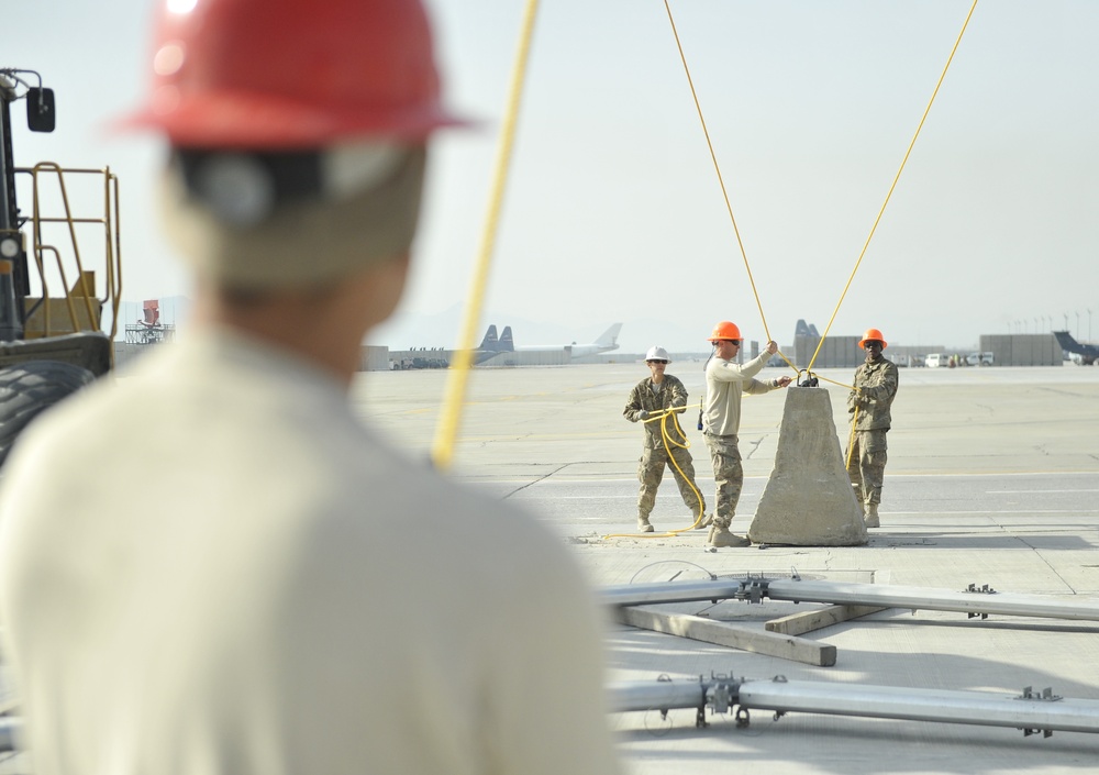 Deployed engineers stay busy at Bagram