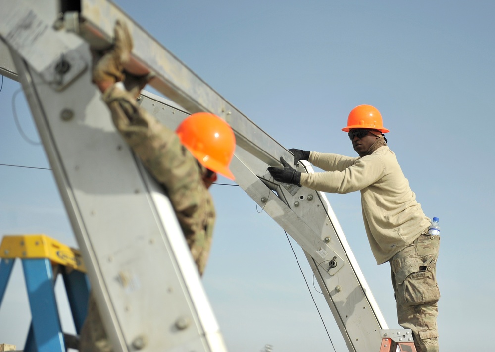 Deployed engineers stay busy at Bagram