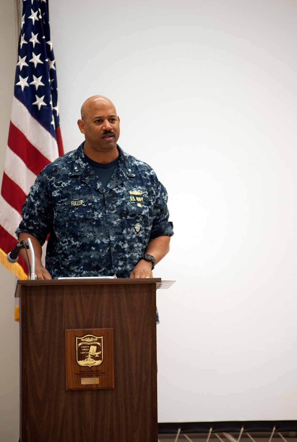 Rear Adm. Fuller addresses Black History Month