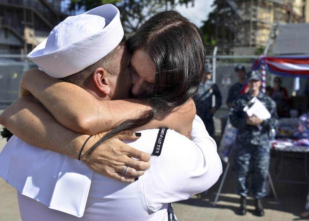 USS City of Corpus Christi returns from final deployment