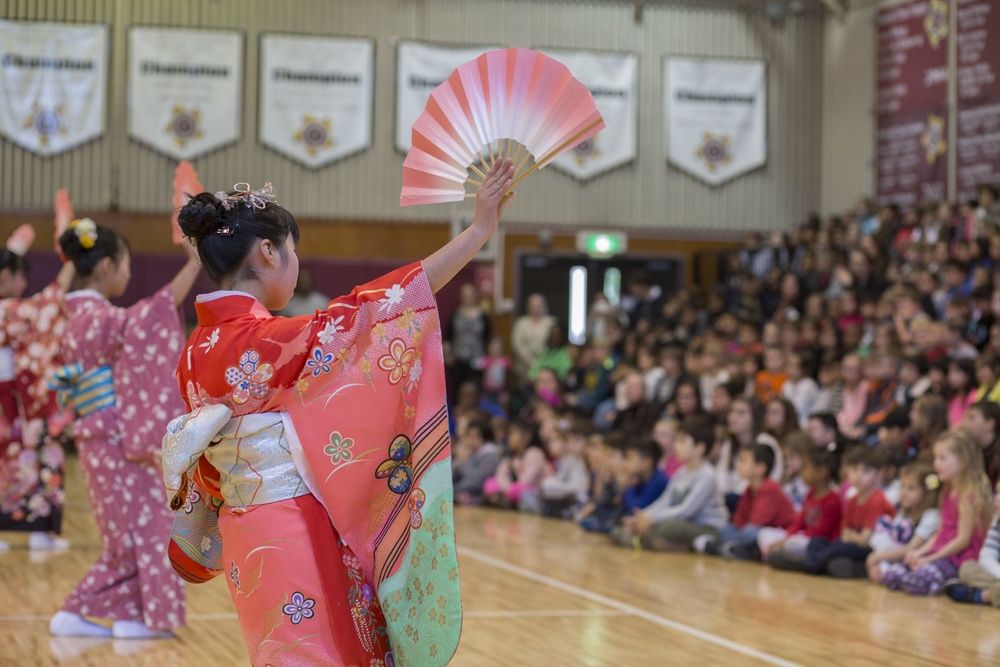 Japanese cultural exchange program performs at M.C. Perry