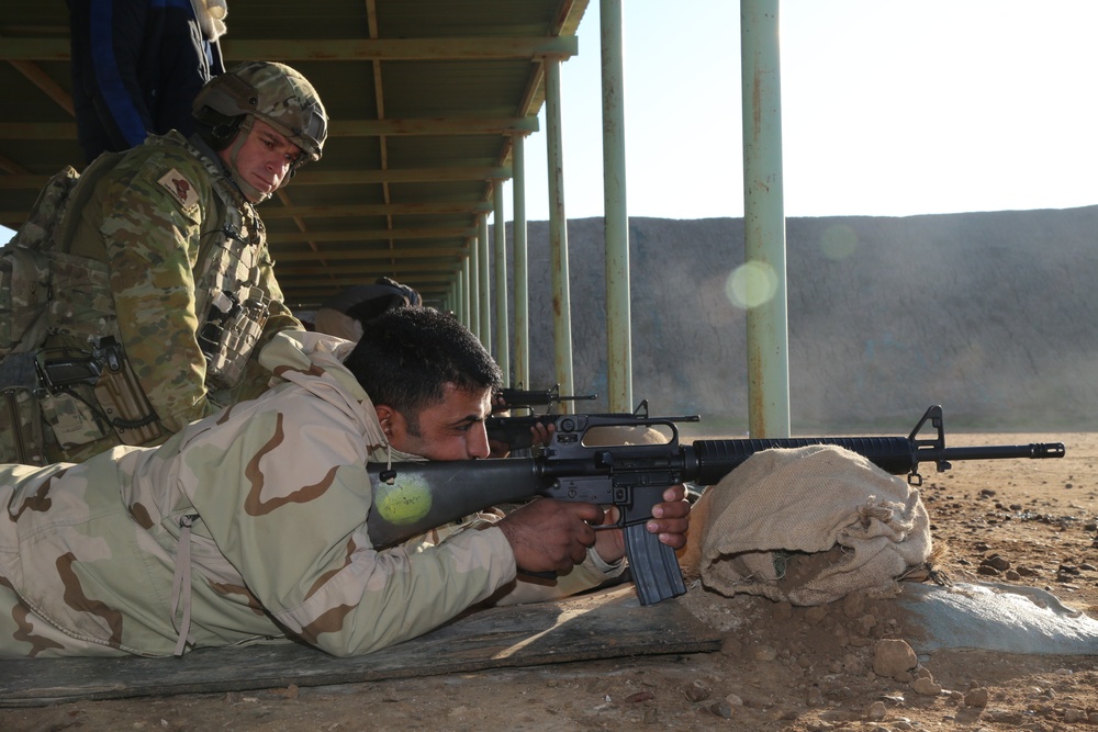 Iraqi army’s 71st Brigade conducts bayonet, live fire and night range