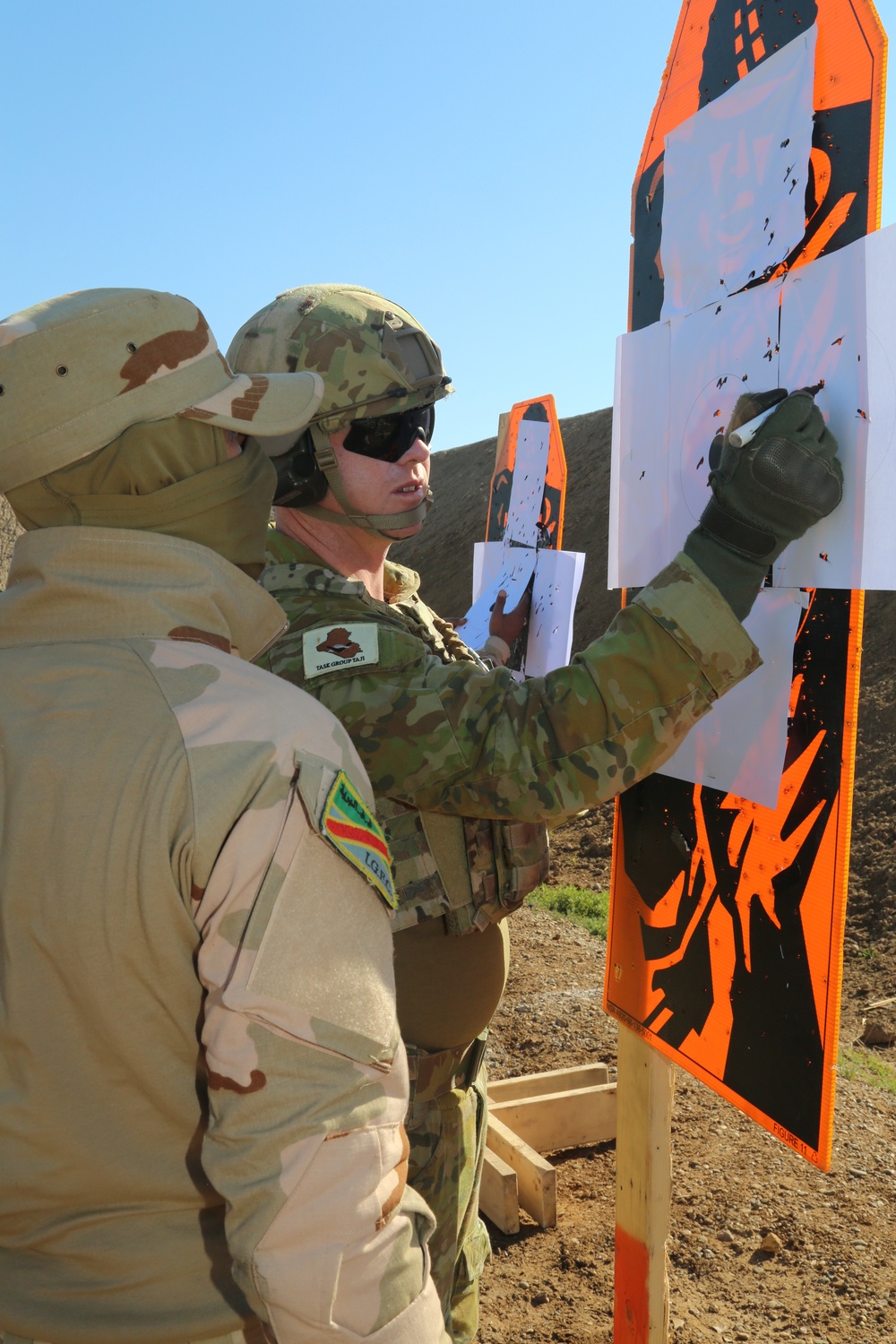 Iraqi army’s 71st Brigade conducts bayonet, live fire and night range