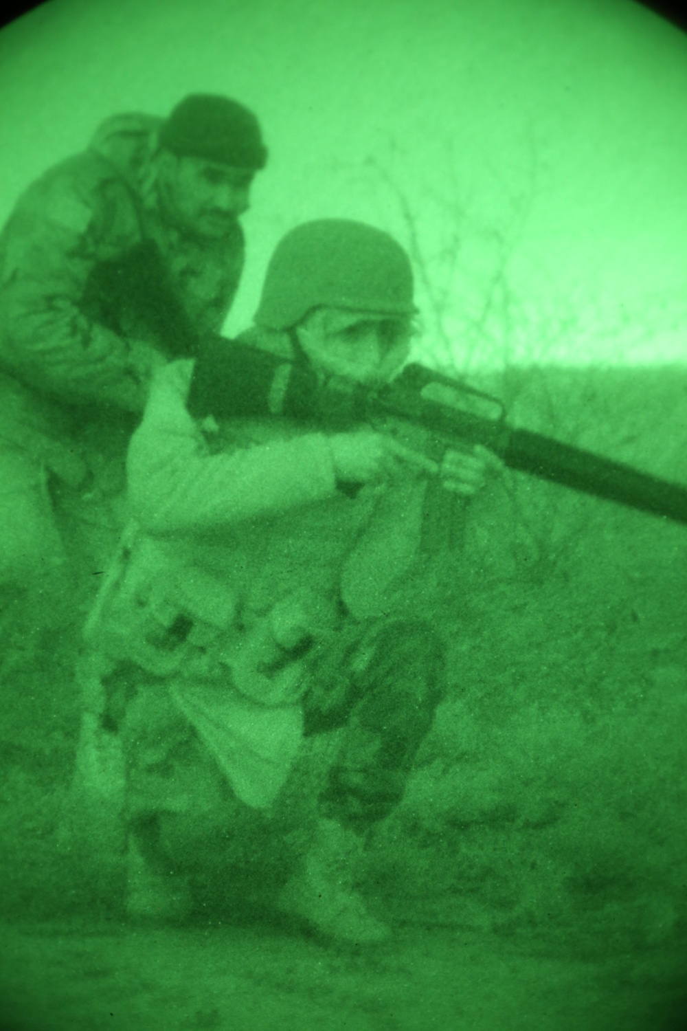 Iraqi army’s 71st Brigade conducts bayonet, live fire, and night range