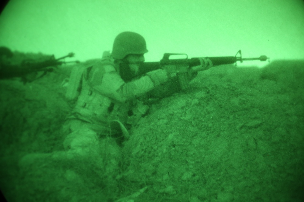 Iraqi army’s 71st Brigade conducts bayonet, live fire, and night range