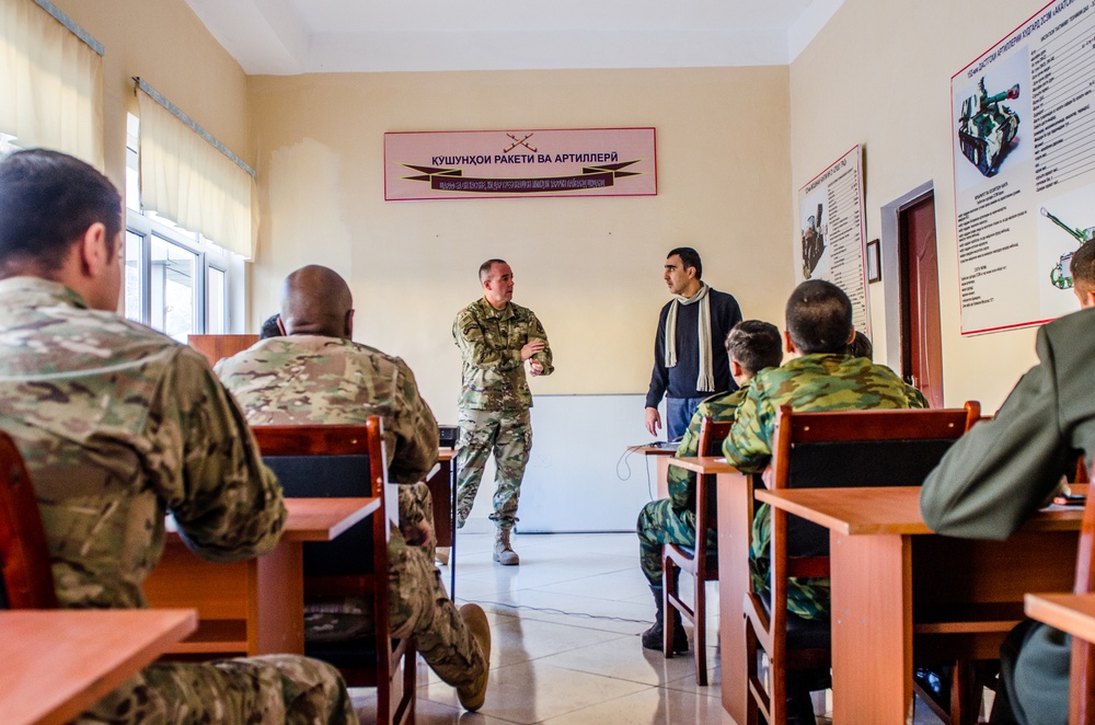 18th Field Artillery, Tajik army partner for fire support seminar