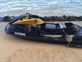 Coast Guard searching for owner of Jet Ski found near Kualoa Beach Park, Oahu