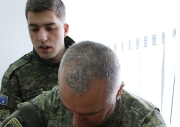 345th CSH trains Kosovo Security Force on new medical equipment
