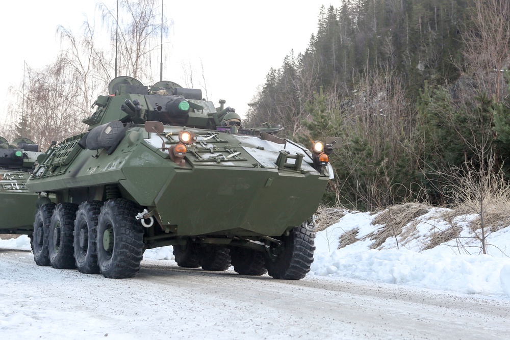 From secret caves to Norwegian rails: Marines move equipment across Norway for Cold Response