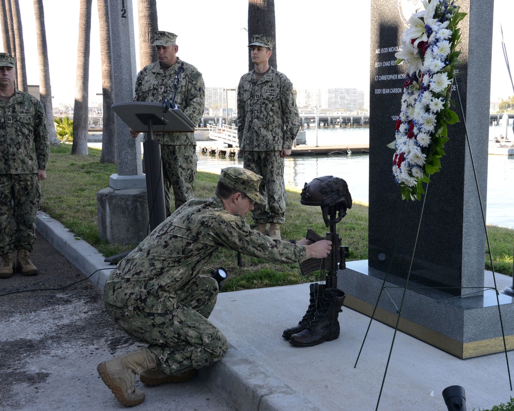 Explosive Ordnance Disposal Mobile Unit 3 honors their fallen