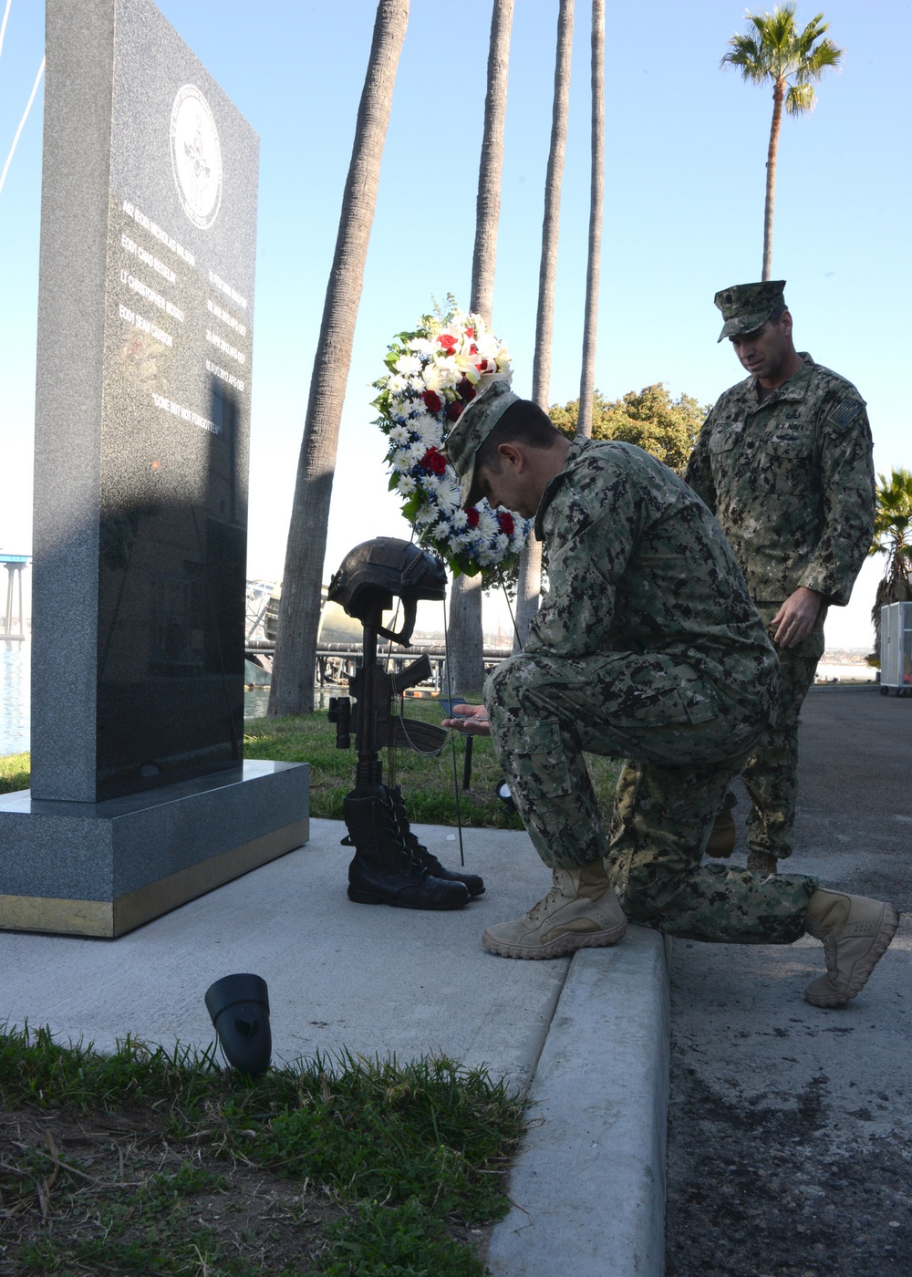 Explosive Ordnance Disposal Mobile Unit 3 honors their fallen